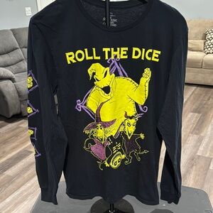 Disney Black and Yellow Long Sleeve Skateboarding Tees